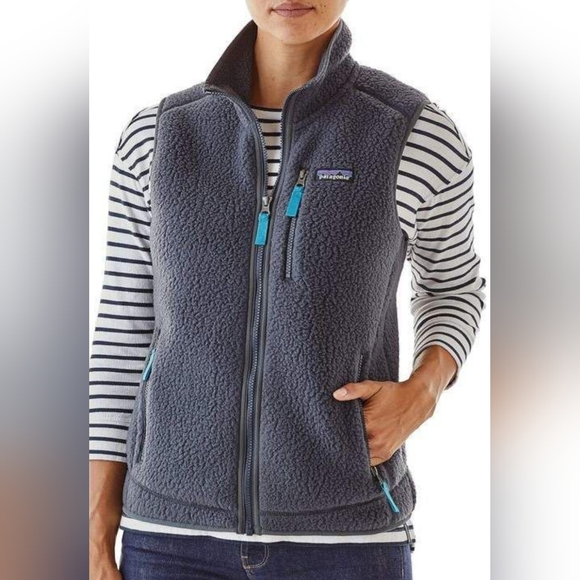 Retro Pile Vest - Picture 1 of 5